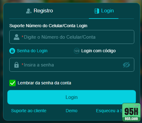 95h.com Benefícios de Criar Uma Conta na 95h.com